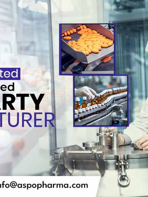Leading WHO GMP Certified Third Party Manufacturer for Quality Medicines