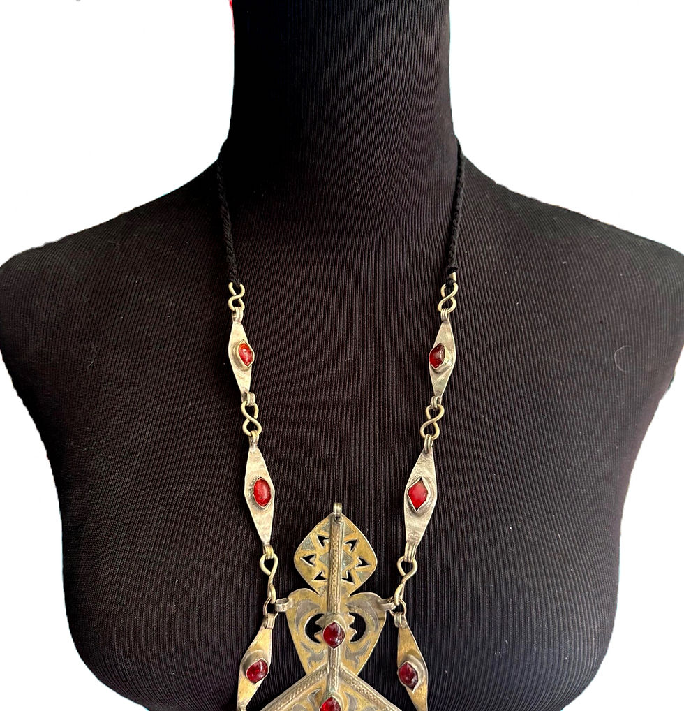Thumbnail: Amina Turkomen Gold Wash Necklace