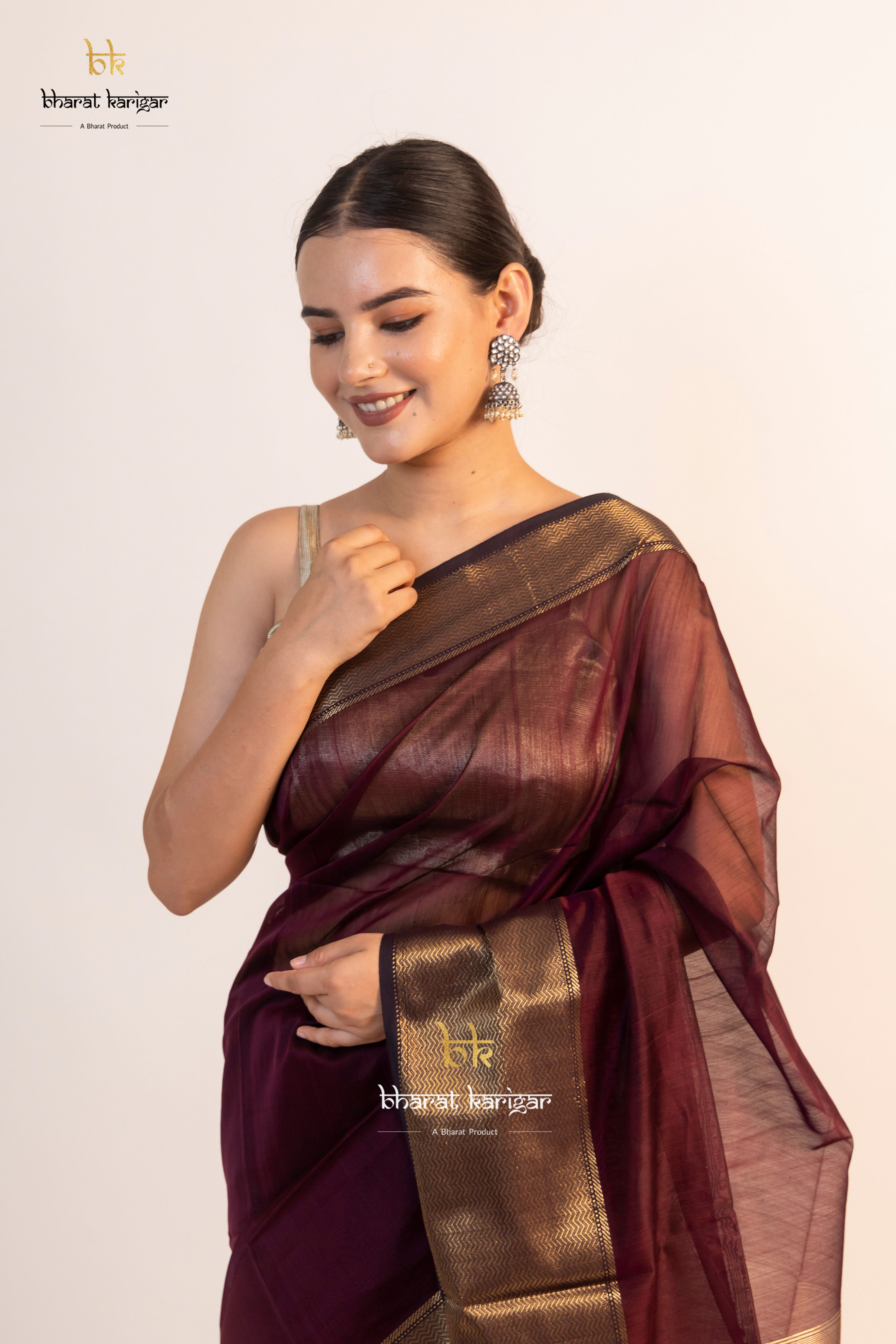 Maheshwari handloom Saree(Product code-SE131)