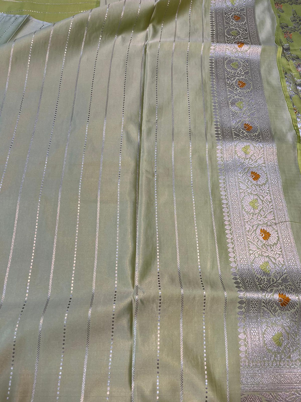 Thumbnail: Banarasi Mashru Katan Silk Code-BSA176