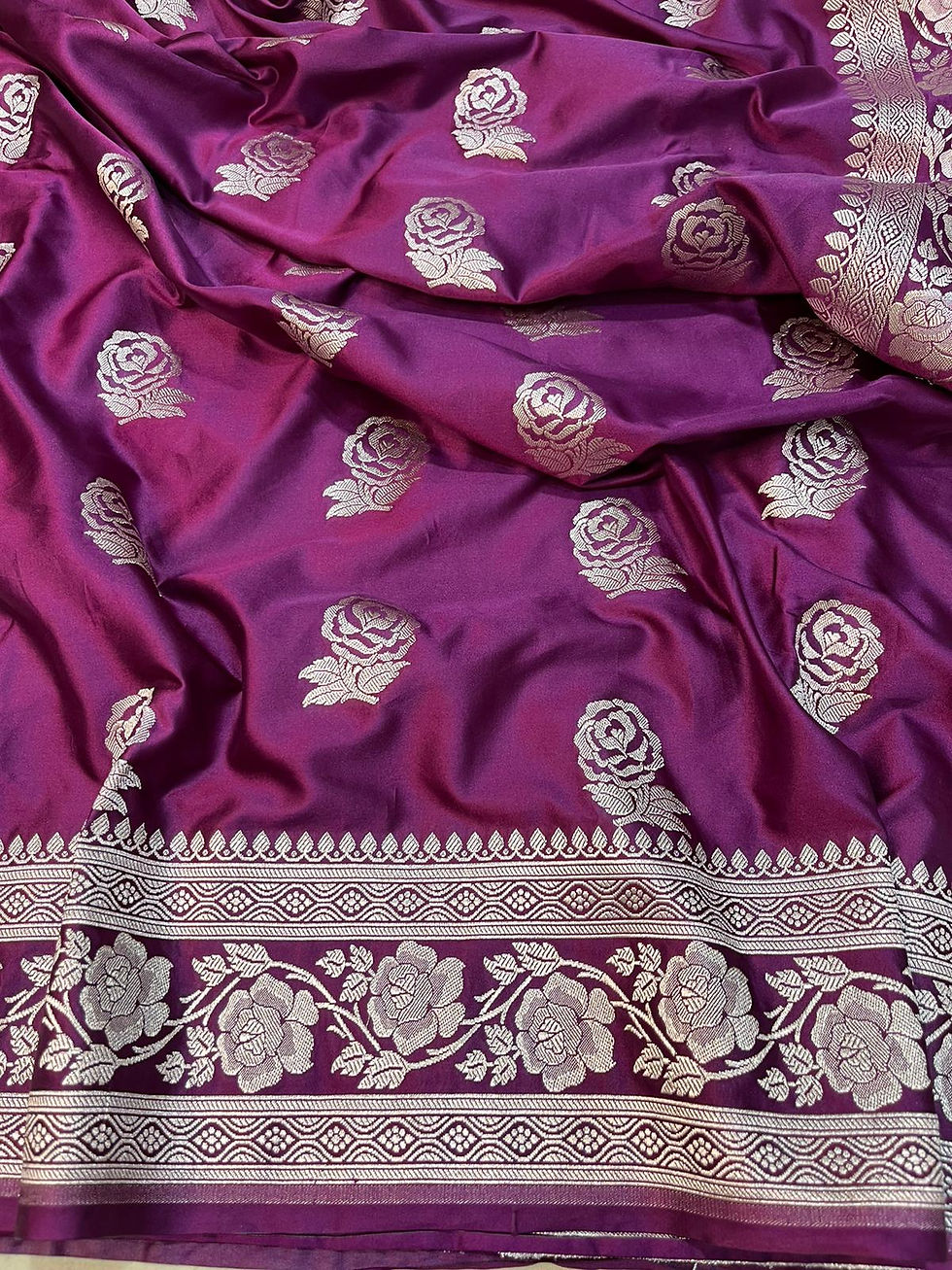 Thumbnail: Banarasi Mashru Katan Silk Code-BSA119
