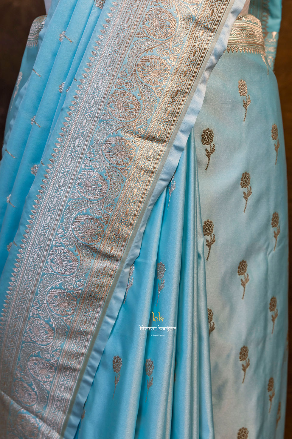 Thumbnail: Banarasi Mashru Katan Silk Code-THE128