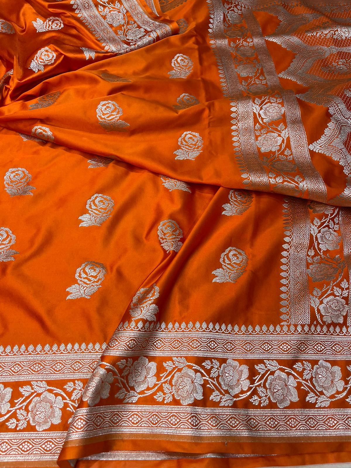 Banarasi Mashru Katan Silk Code-BSA112