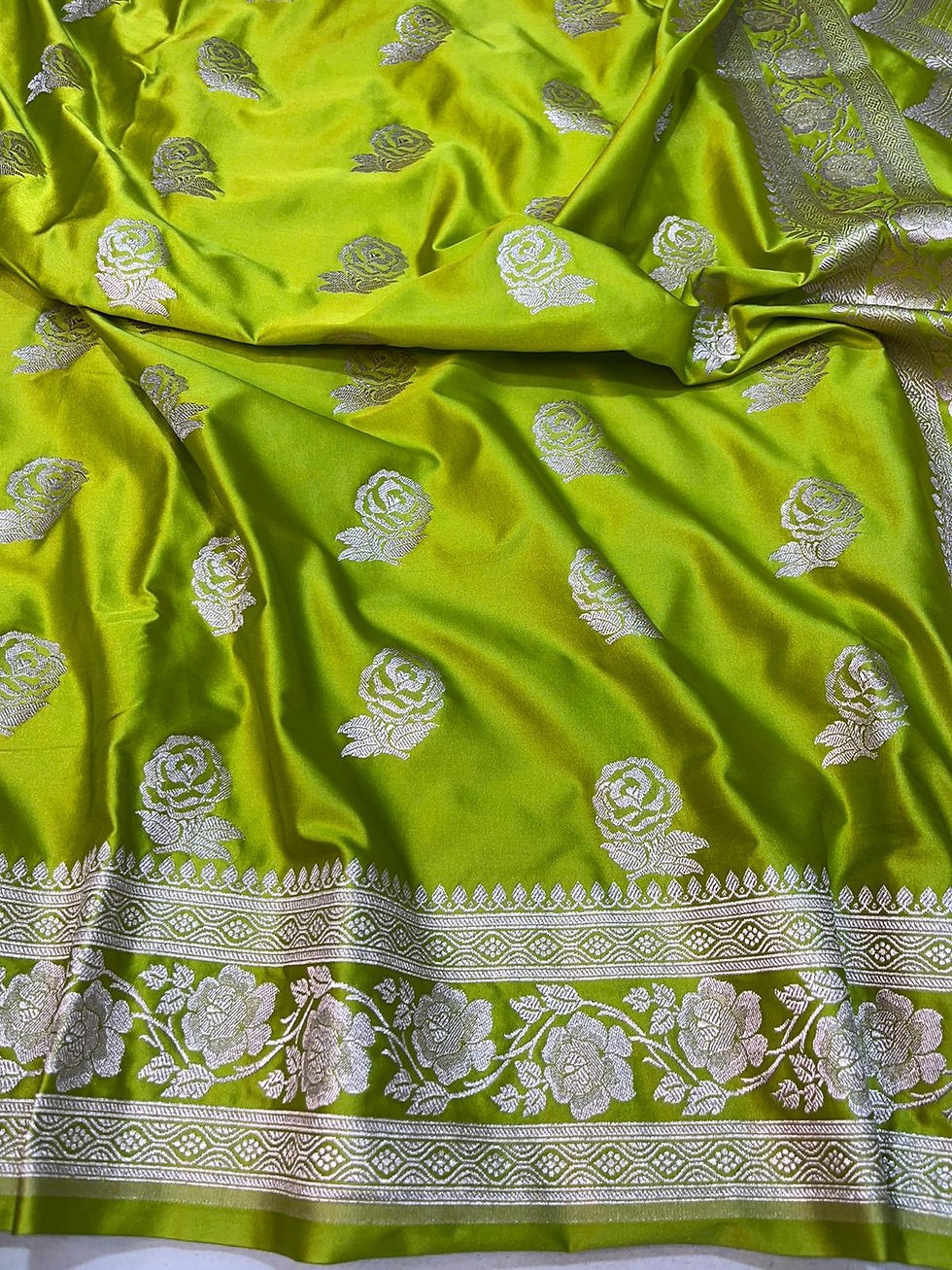 Thumbnail: Banarasi Mashru Katan Silk Code-BSA114