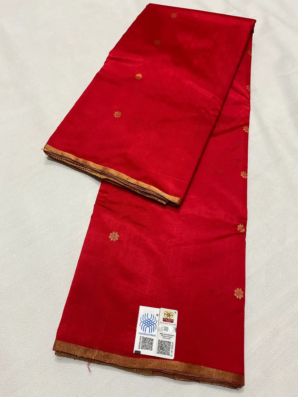 Thumbnail: Chanderi Handloom Pattu Soft Silk Saree – Code FRI120