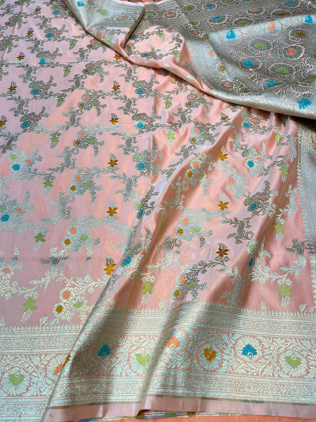 Banarasi mashru handloom Silk code-BSA175