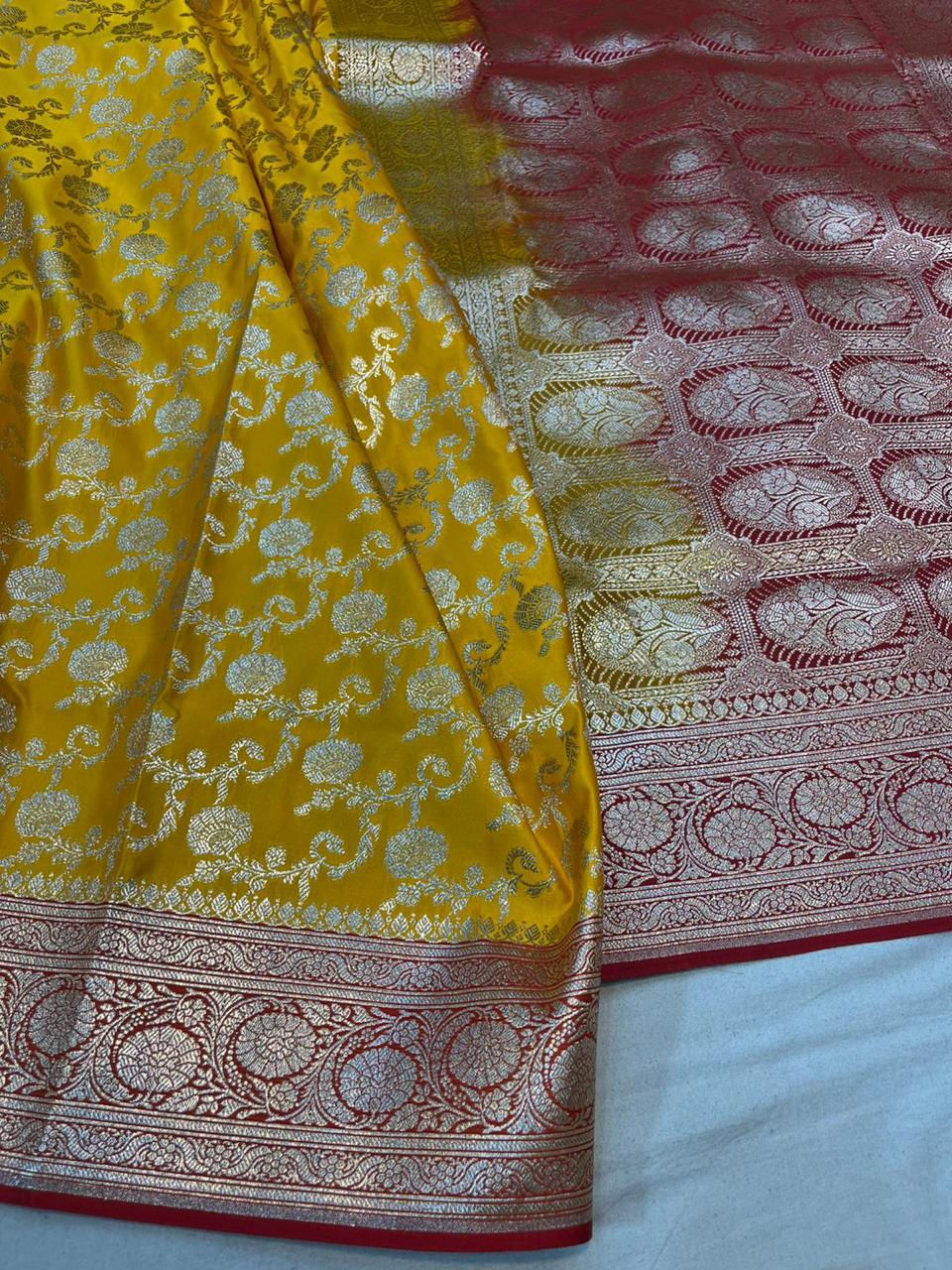 Thumbnail: Banarasi Mashru Katan Silk Code-BSA97