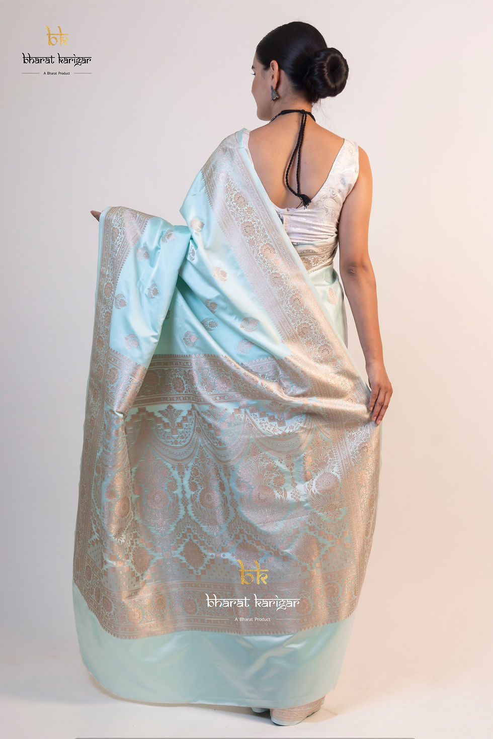 Thumbnail: Banarasi Mashru Katan Silk Code-THE140