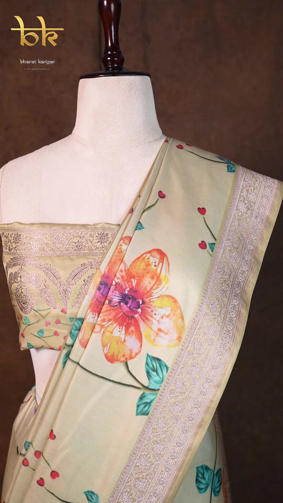 Thumbnail: Banarasi Mashru Katan Silk Code-BYA1912