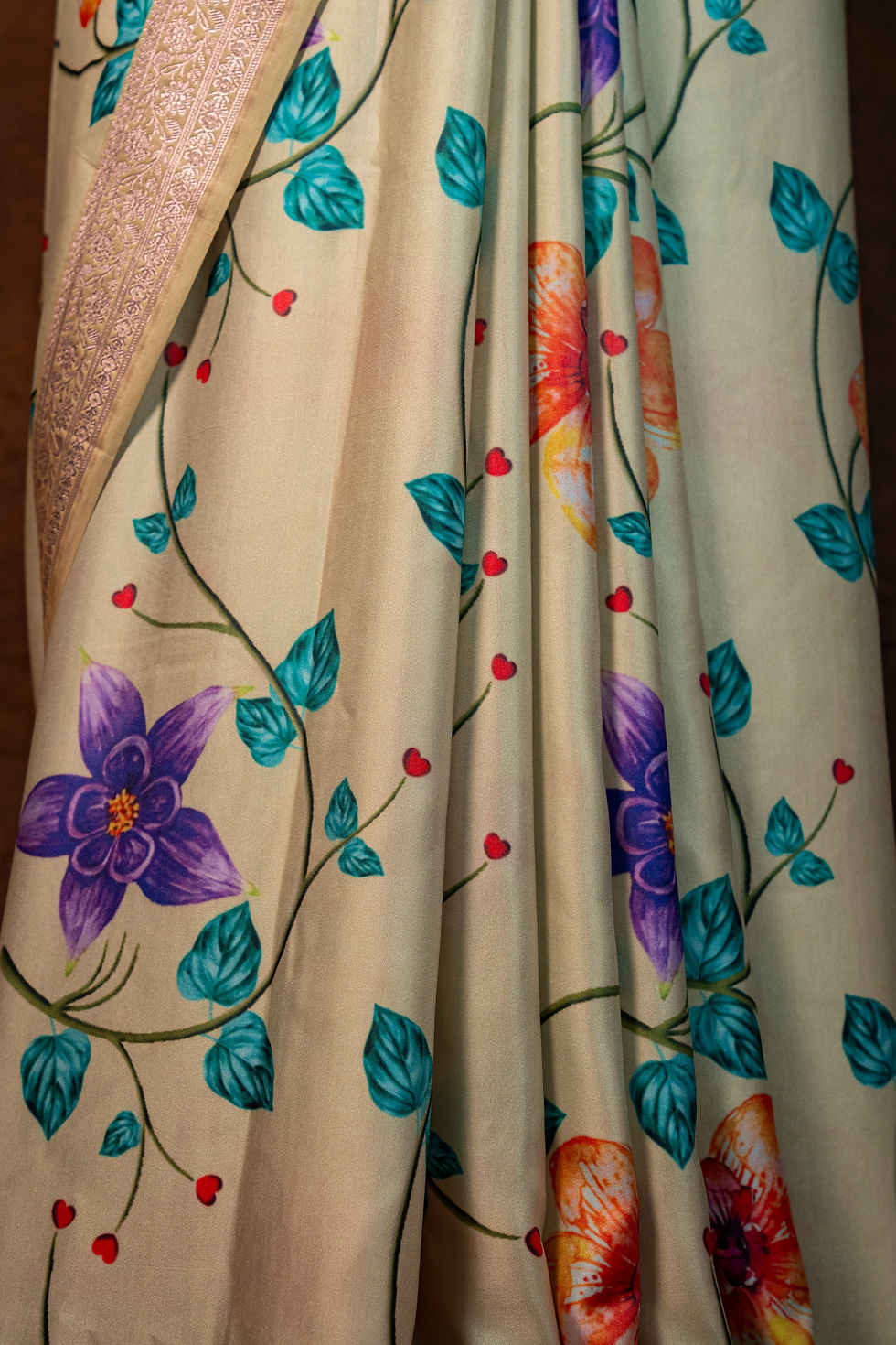 Thumbnail: Banarasi Mashru Katan Silk Code-BYA1912