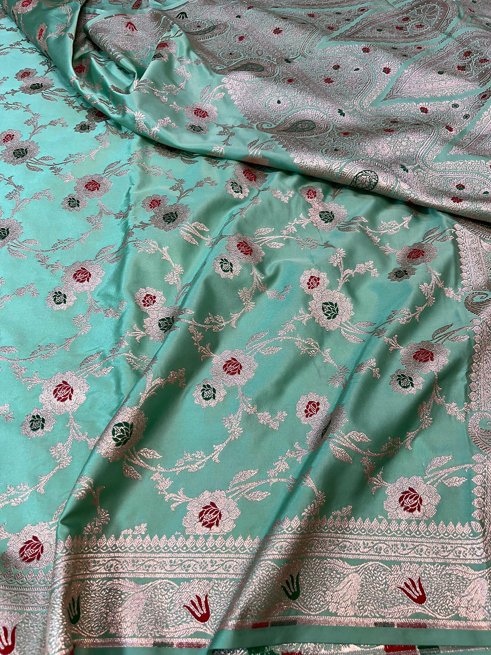 Thumbnail: Banarasi Mashru Katan Silk Code-BSA109