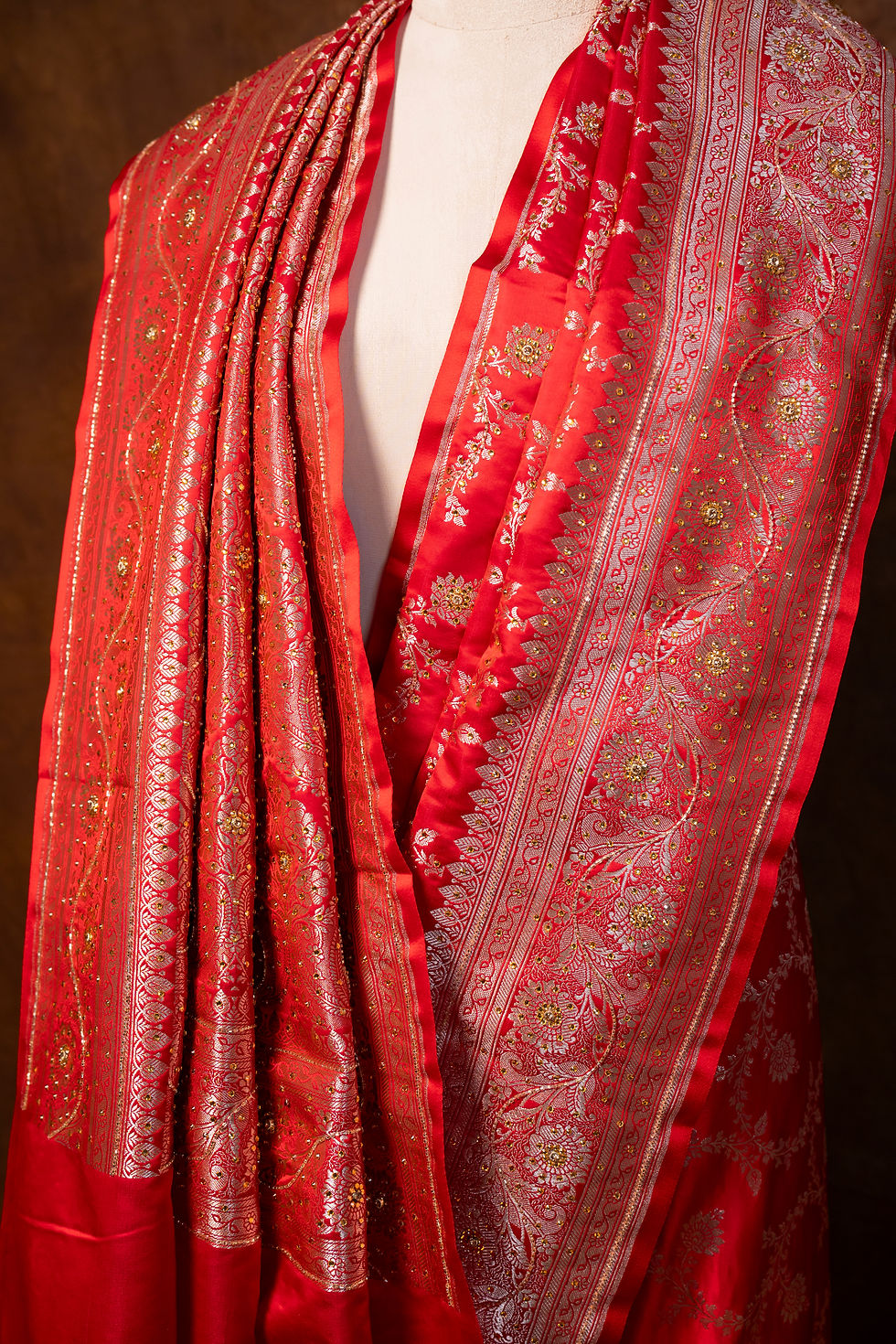 Thumbnail: Banarasi Mashru Katan Silk Code-BYA186