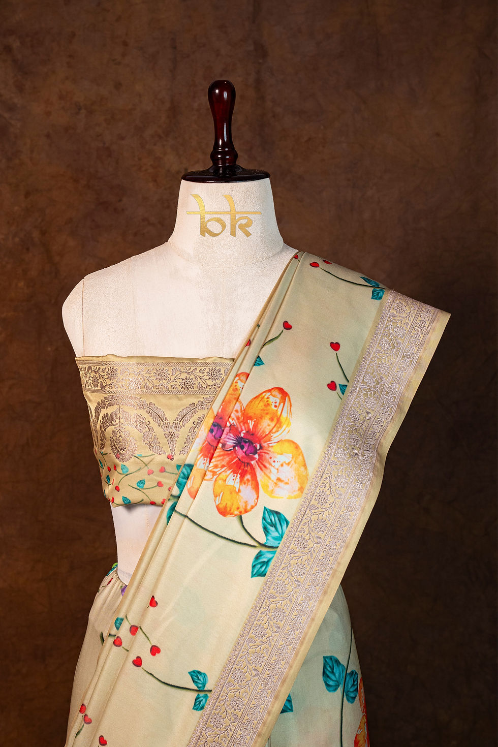 Thumbnail: Banarasi Mashru Katan Silk Code-BYA1912