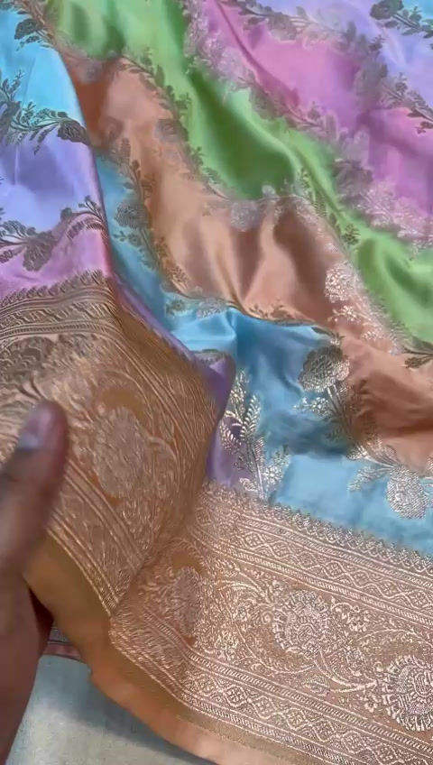 Thumbnail: Banarasi Mashru Katan Silk Code-BSA134
