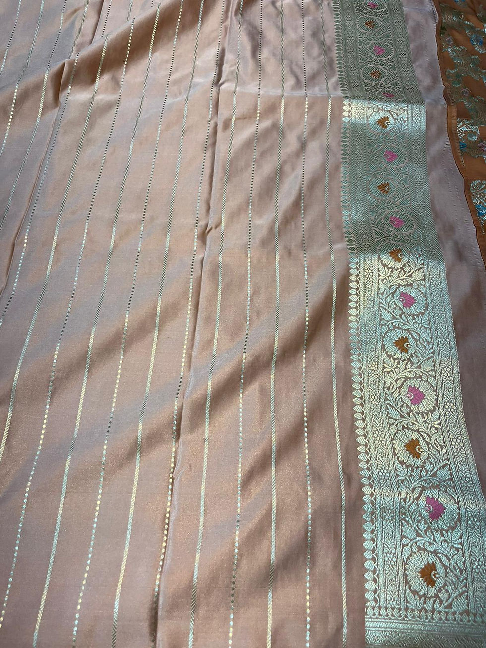Thumbnail: Banarasi Mashru Katan Silk Code-BSA174