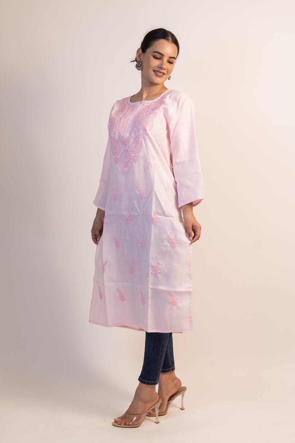 Thumbnail: Chikankari Modal Kurta code-SE115