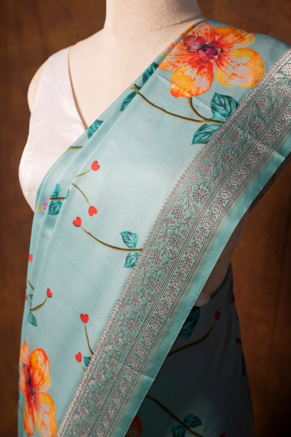Thumbnail: Banarasi Mashru Katan Silk Code-BSA183