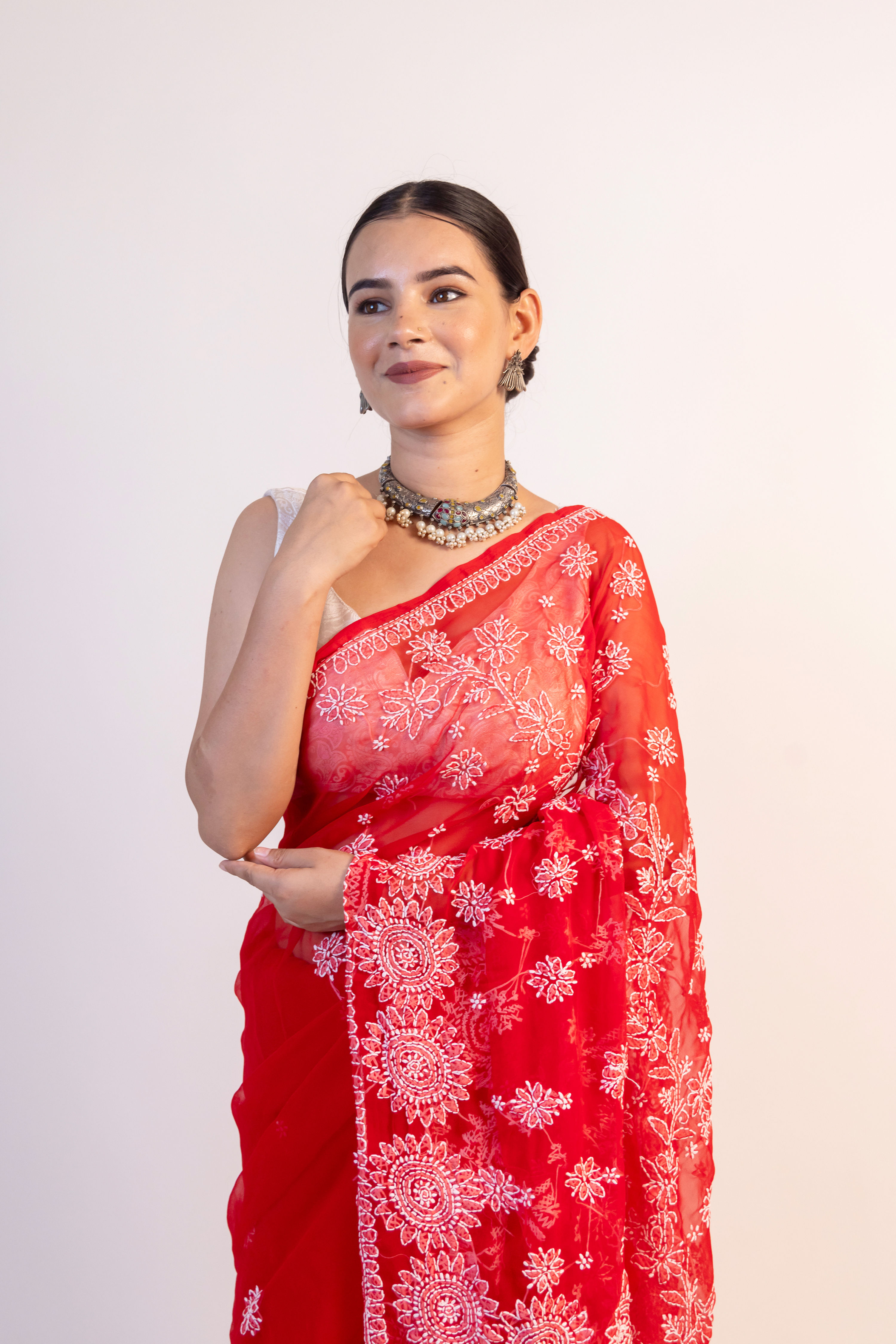Chikankari saree code-SE126