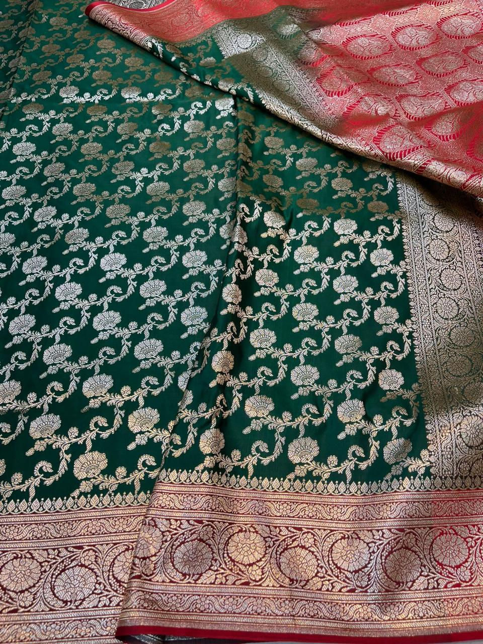Thumbnail: Banarasi Mashru Katan Silk Code-BSA99