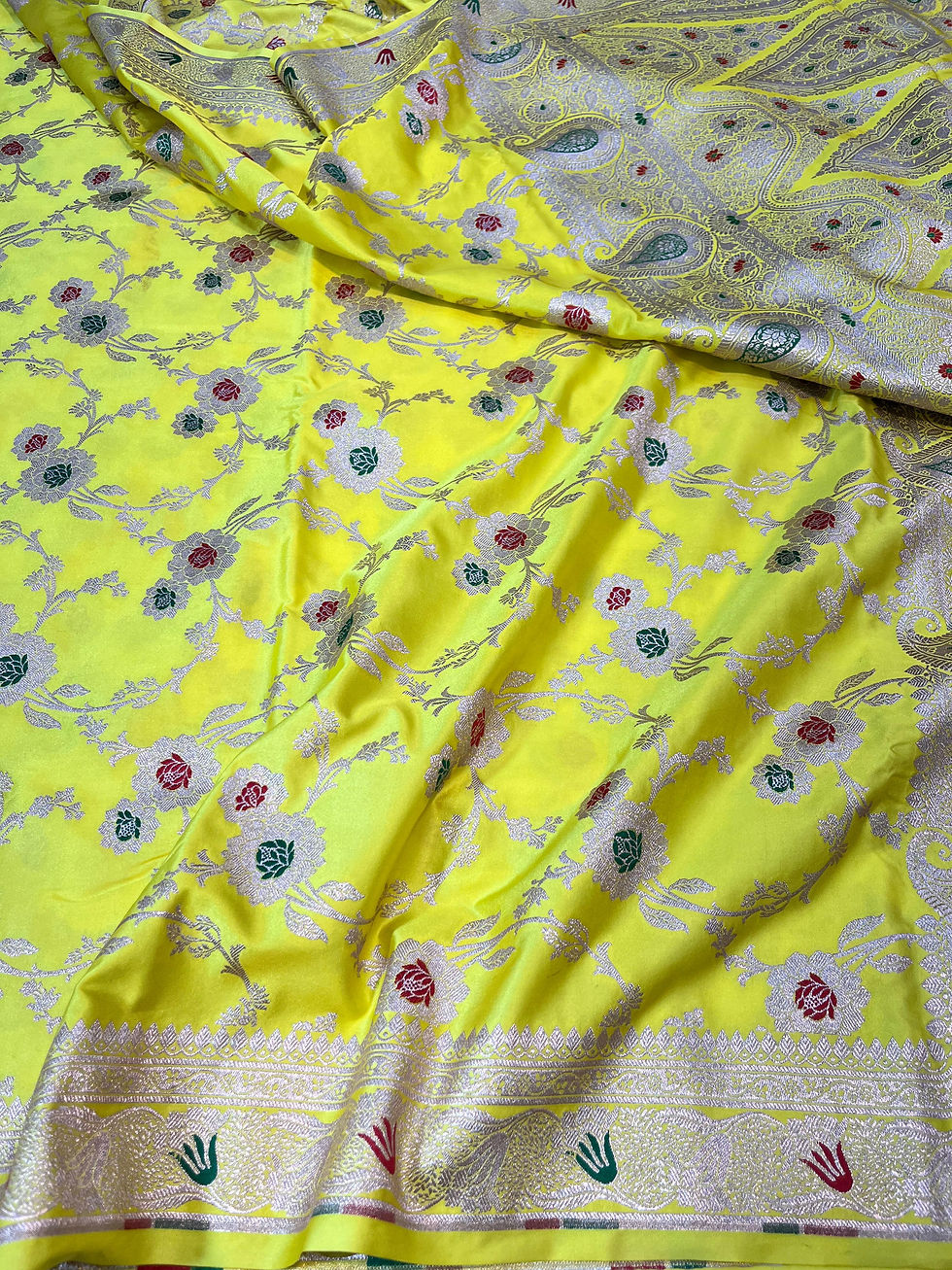 Thumbnail: Banarasi Mashru Katan Silk Code-BSA107