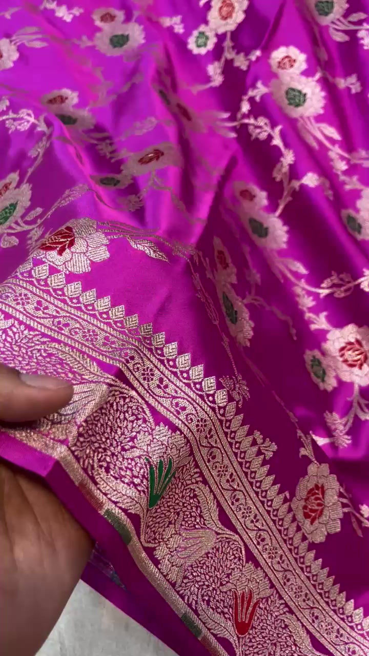 Thumbnail: Banarasi Mashru Katan Silk Code-BSA106