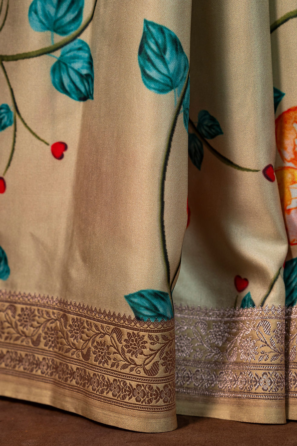 Thumbnail: Banarasi Mashru Katan Silk Code-BYA1912