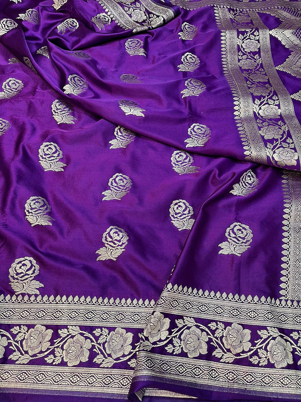Thumbnail: Banarasi Mashru Katan Silk Code-BSA116
