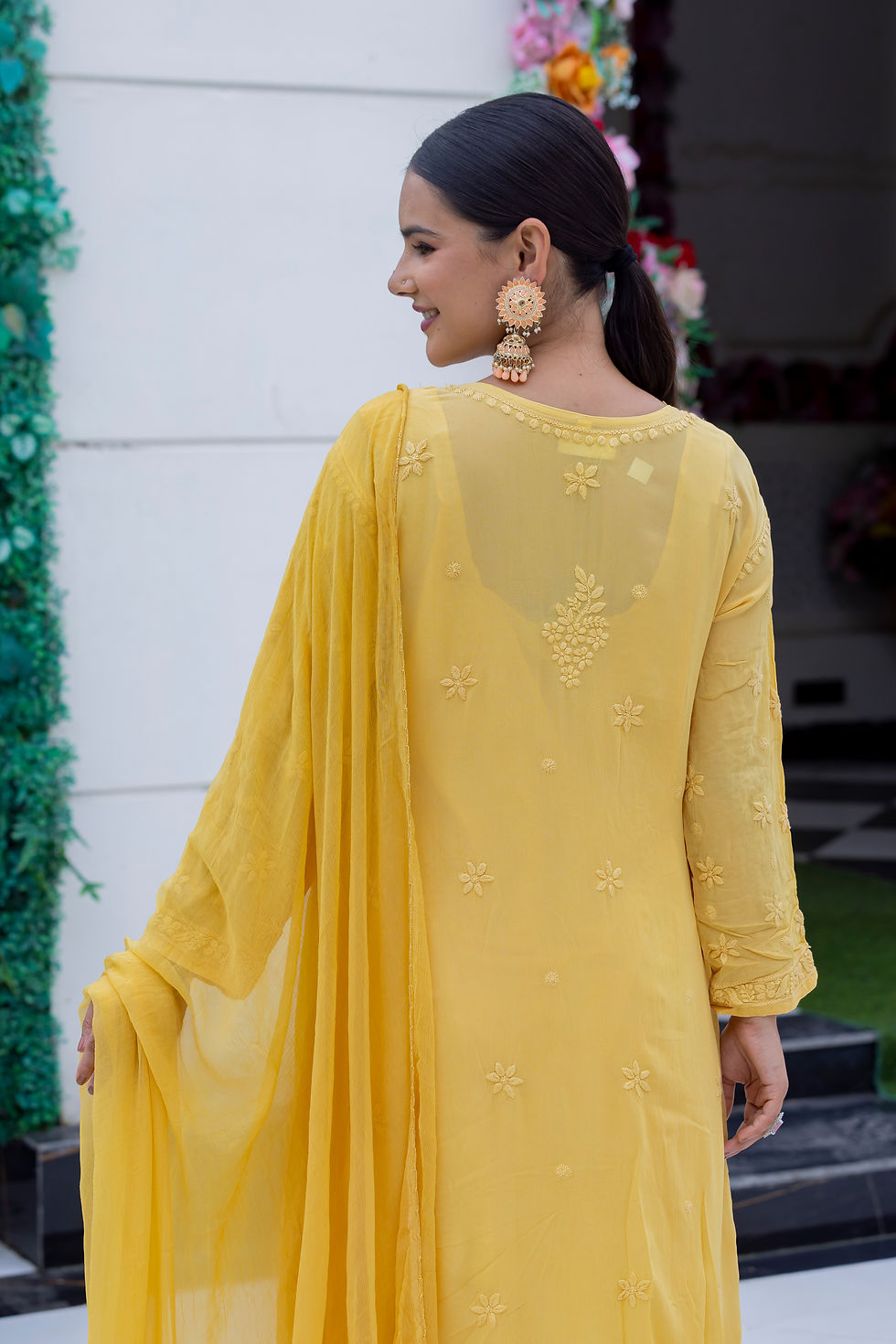 Thumbnail: Chikankari Suit 4 Piece Set code-SE161