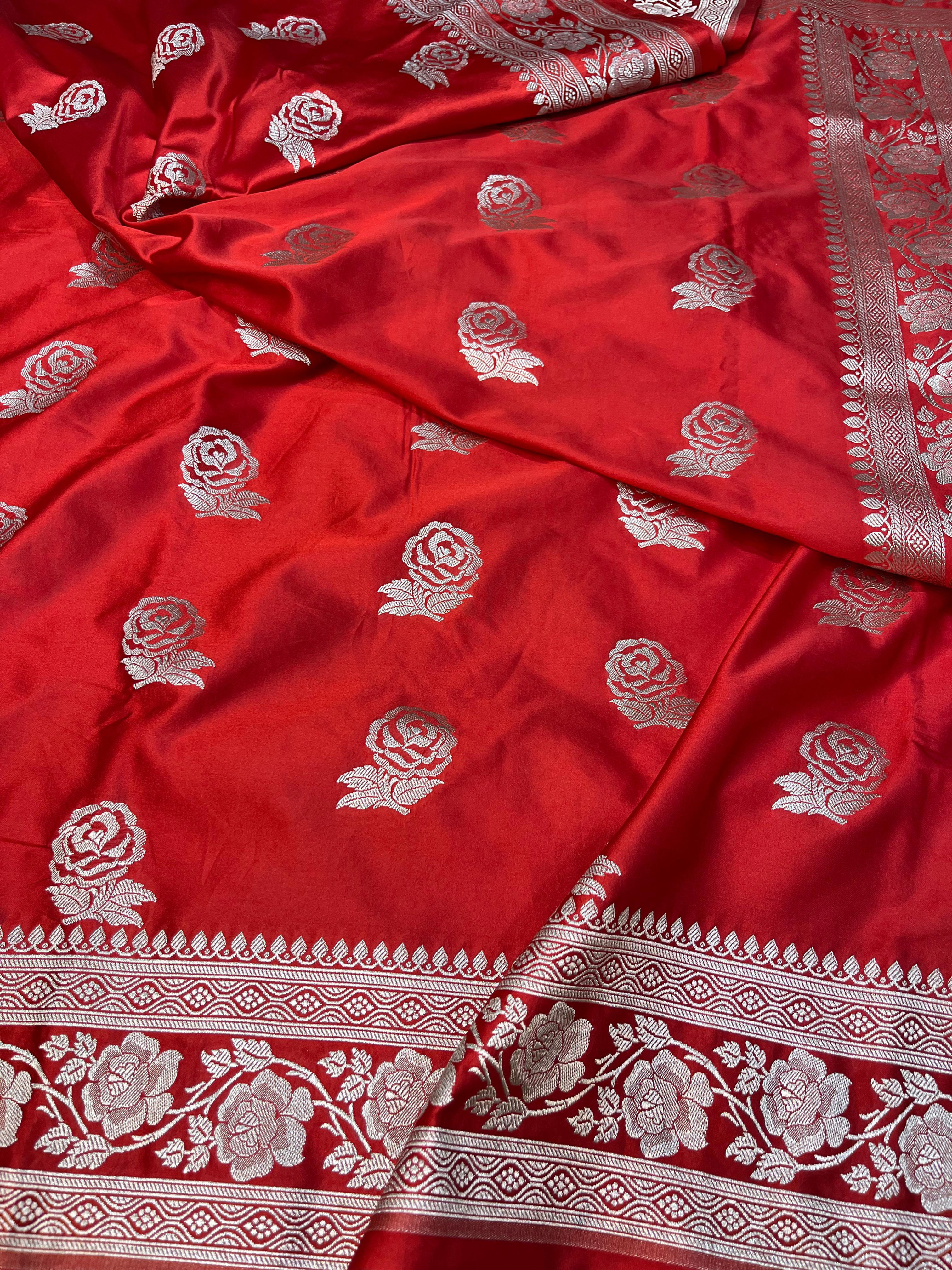 Banarasi Mashru Katan Silk Code-BSA110