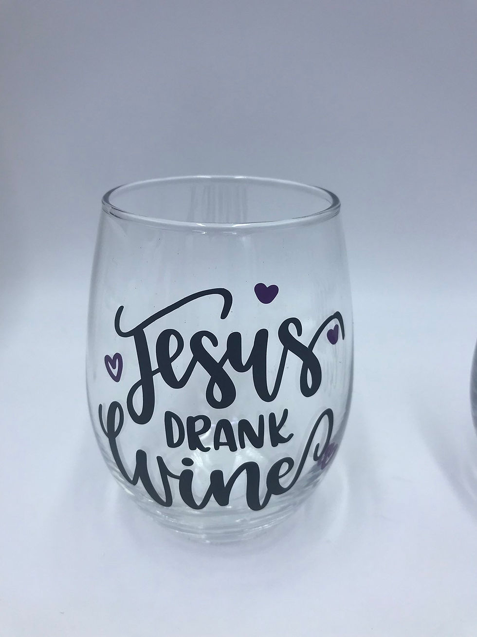 "Jesus Drank Wine" Wine Glass