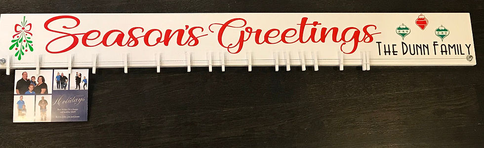 Thumbnail: Season's Greetings Sign To Hang Greeting Cards