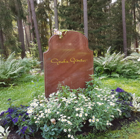Greta Garbos gravsten