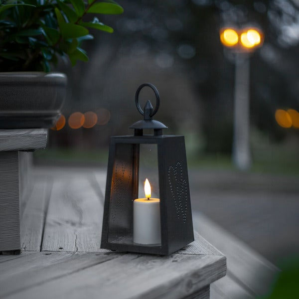 Miniatyrbild: Lykta Flamme Lantern med hängkonsoll