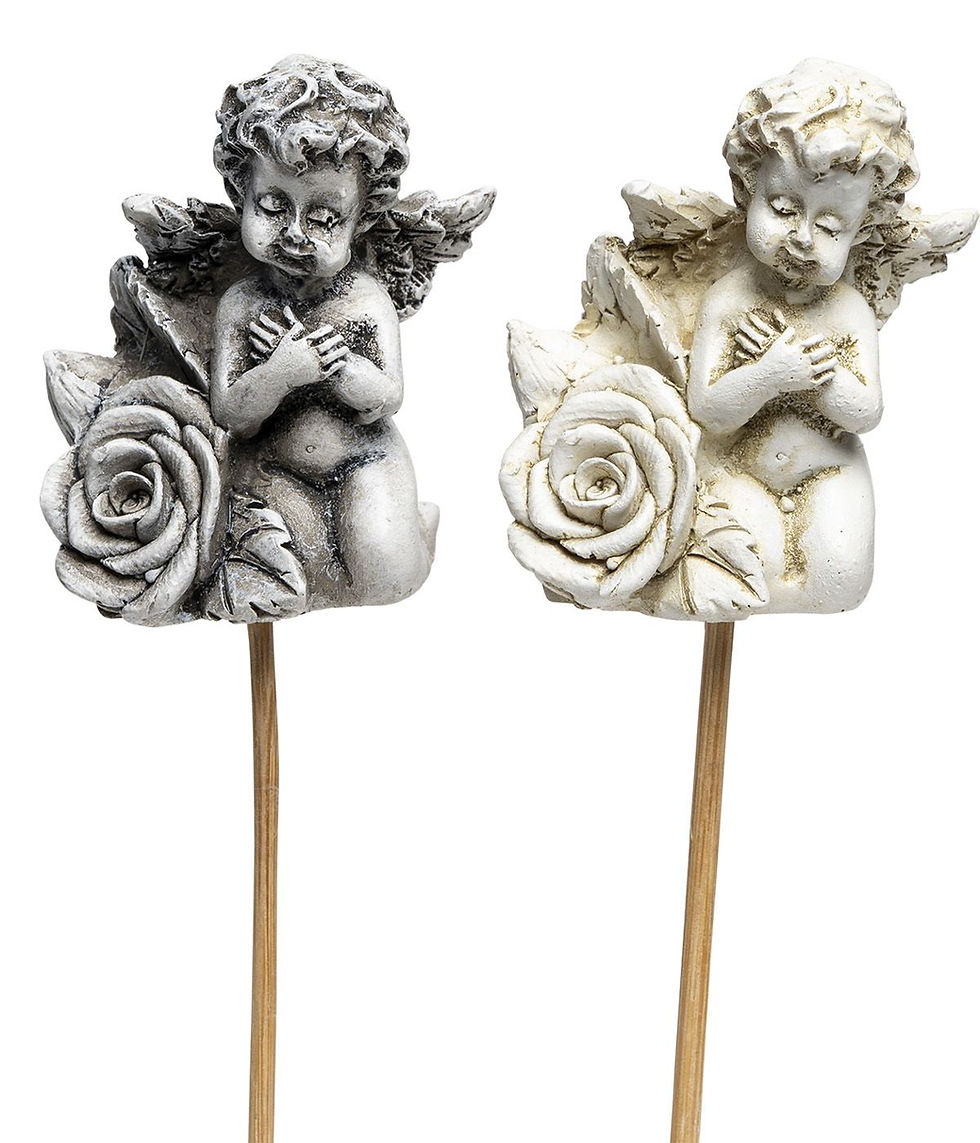 Ängel sticks med ros