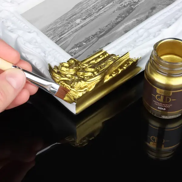 Miniatyrbild: Super Gild Gold - Guldfärg för gravstenar