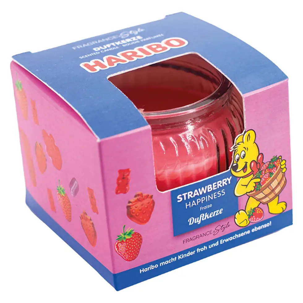 Doftljus - Haribo jordgubb