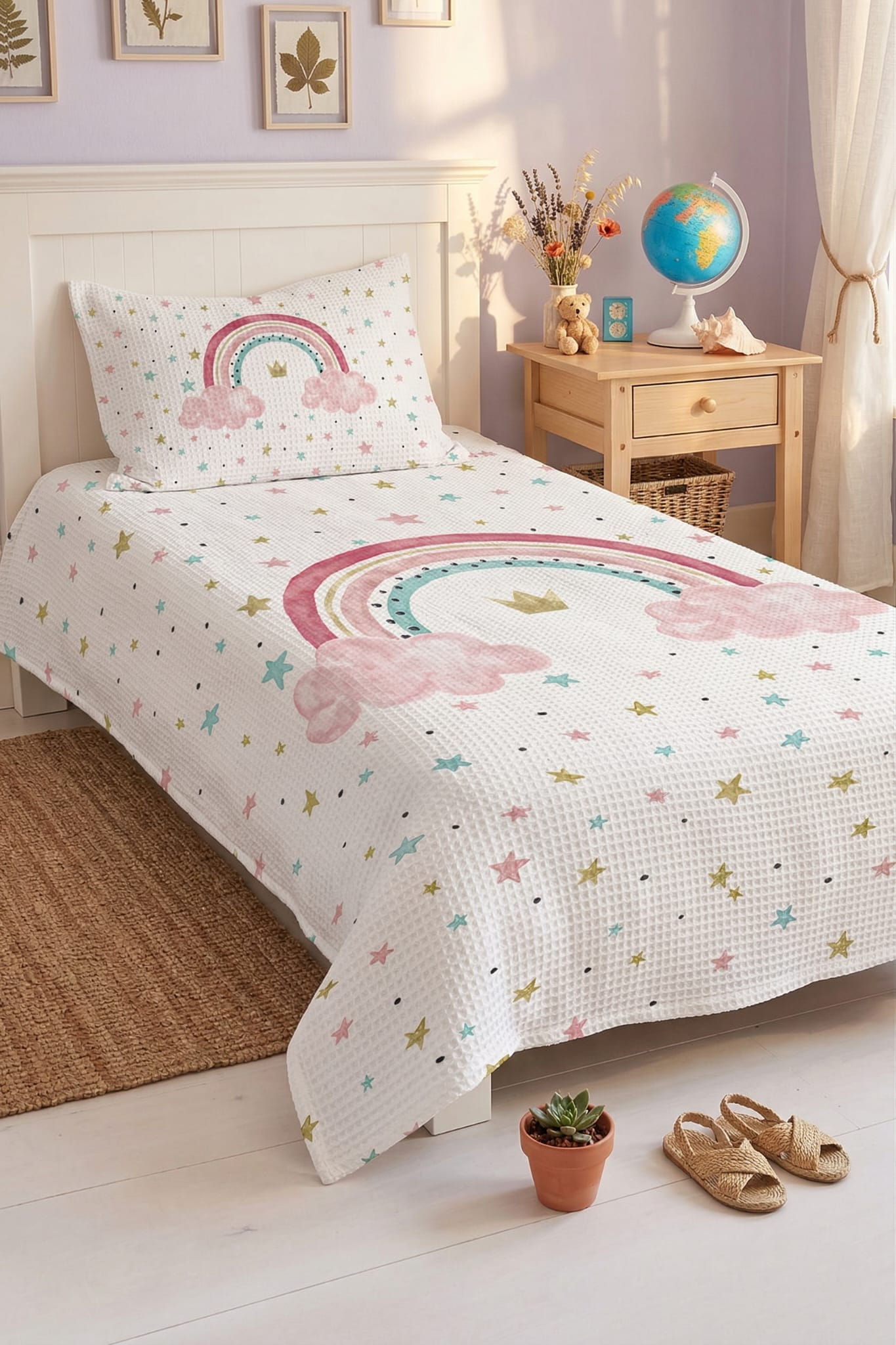 Сет од прекривка и навлака за перница