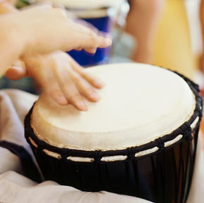 Children Playing Bongo Drums