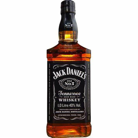 Jack Daniel's Tennessee Whiskey 1Ltr