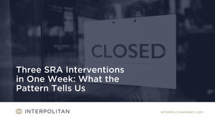 A picture of a close sign and the copy Three SRA Interventions in One Week