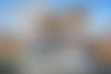 Backyard and rear elevation with concrete patio and fencing