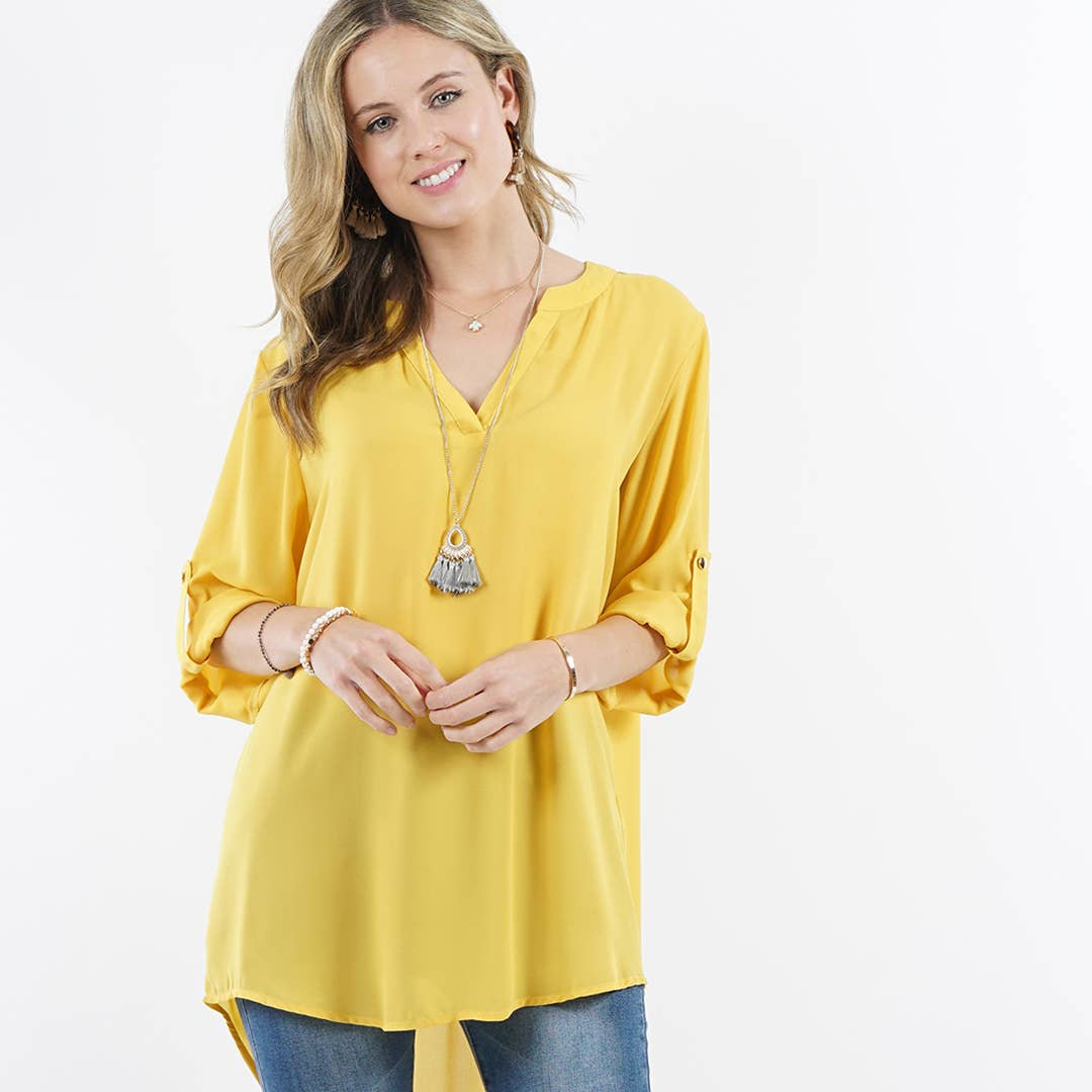 yellow gold blouse