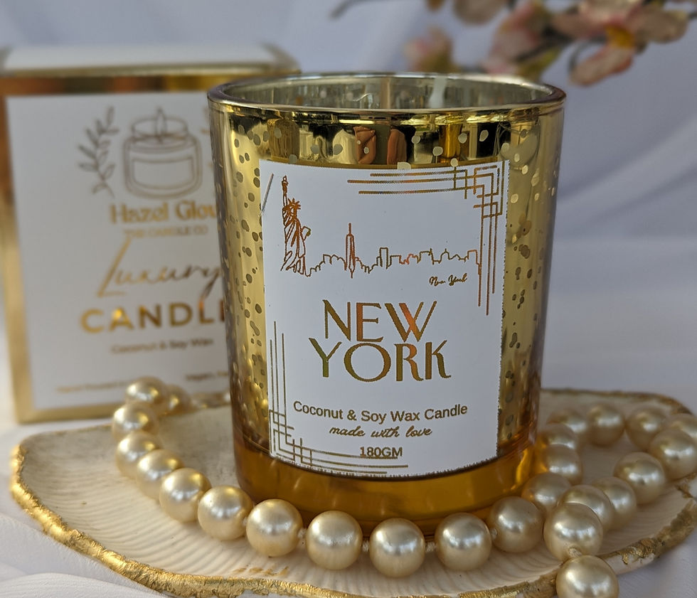 "New York" Destination Candle Hazel Glow Candles