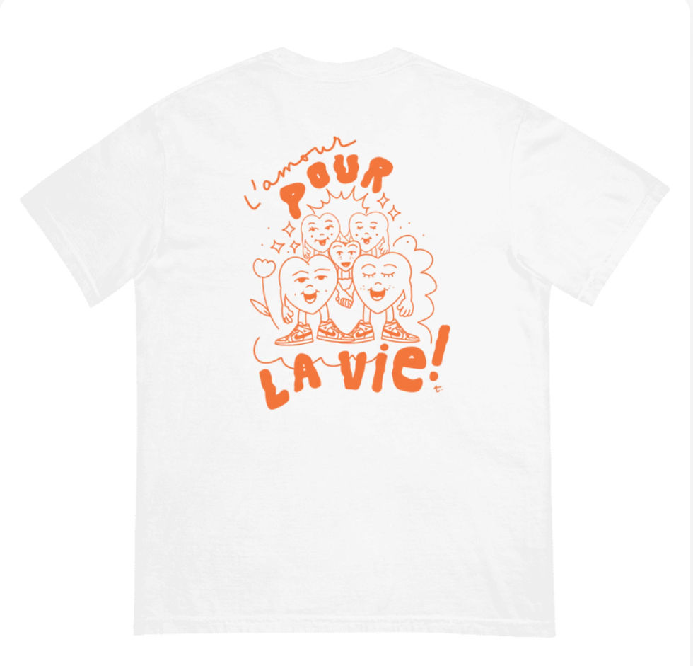 Miniature : TEE SHIRT célébrer "LA VIE" ADULTE