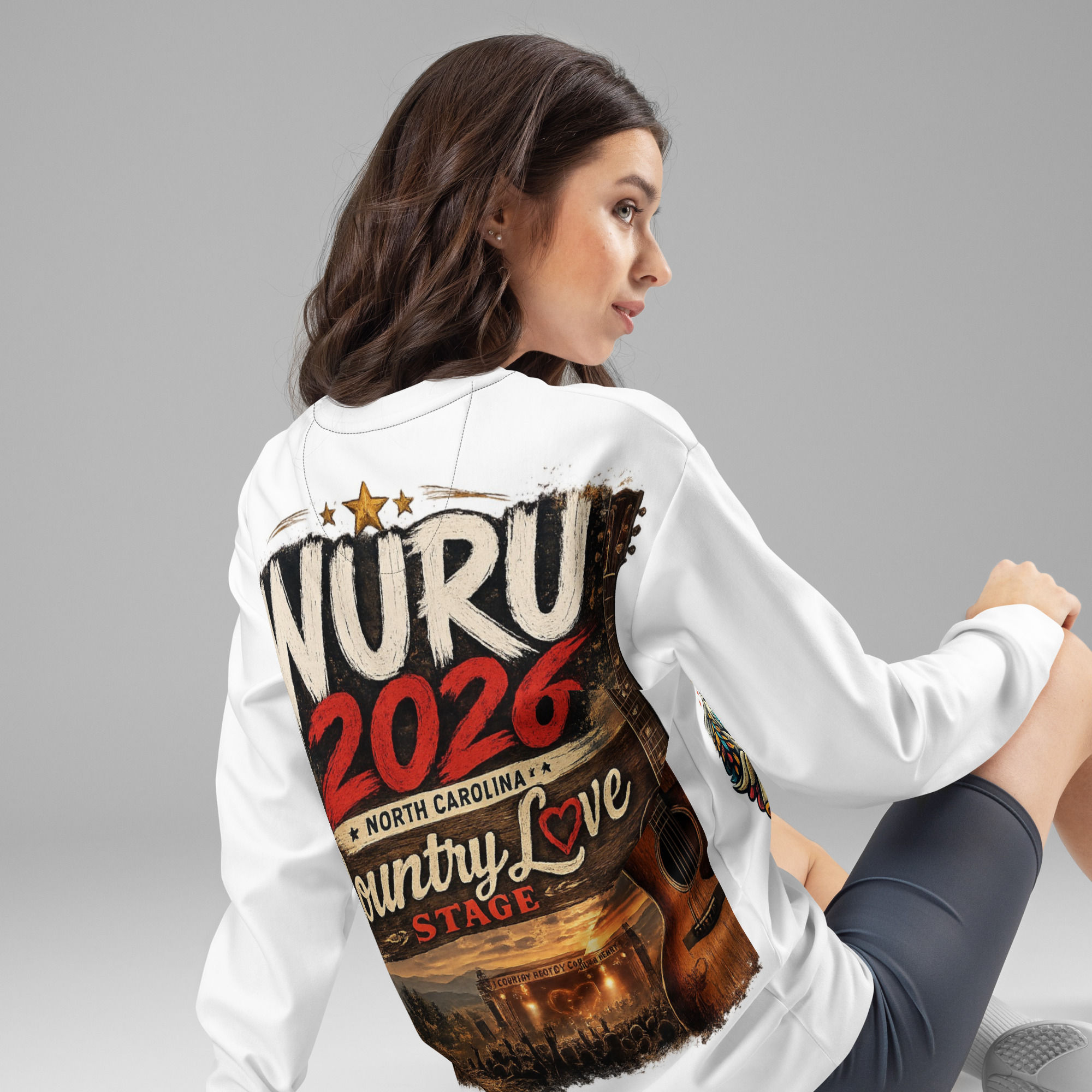 WURU 2026, North Carolina Country Love Stage Unisex Sweatshirt