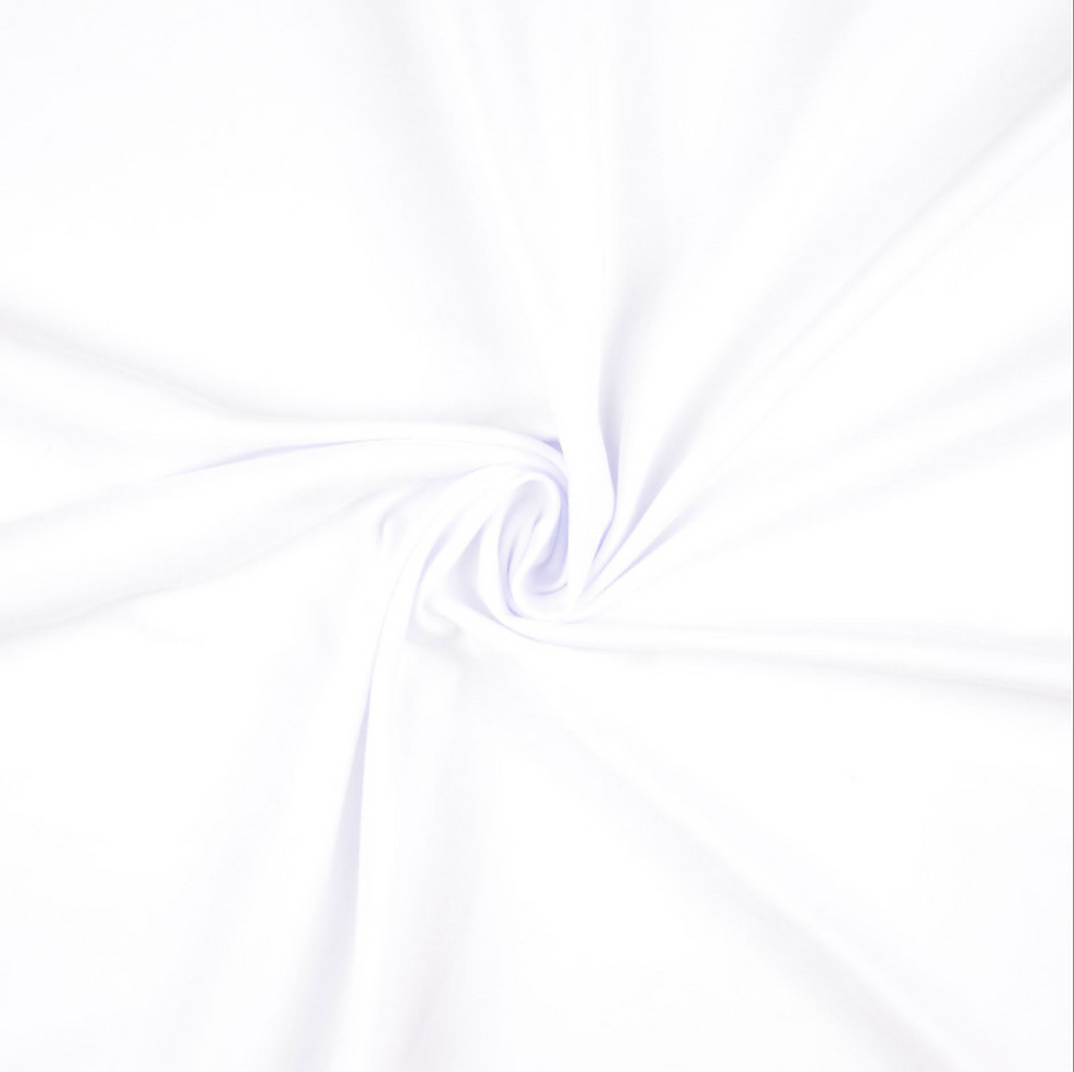Cotton Jersey - White - 1/2 metre