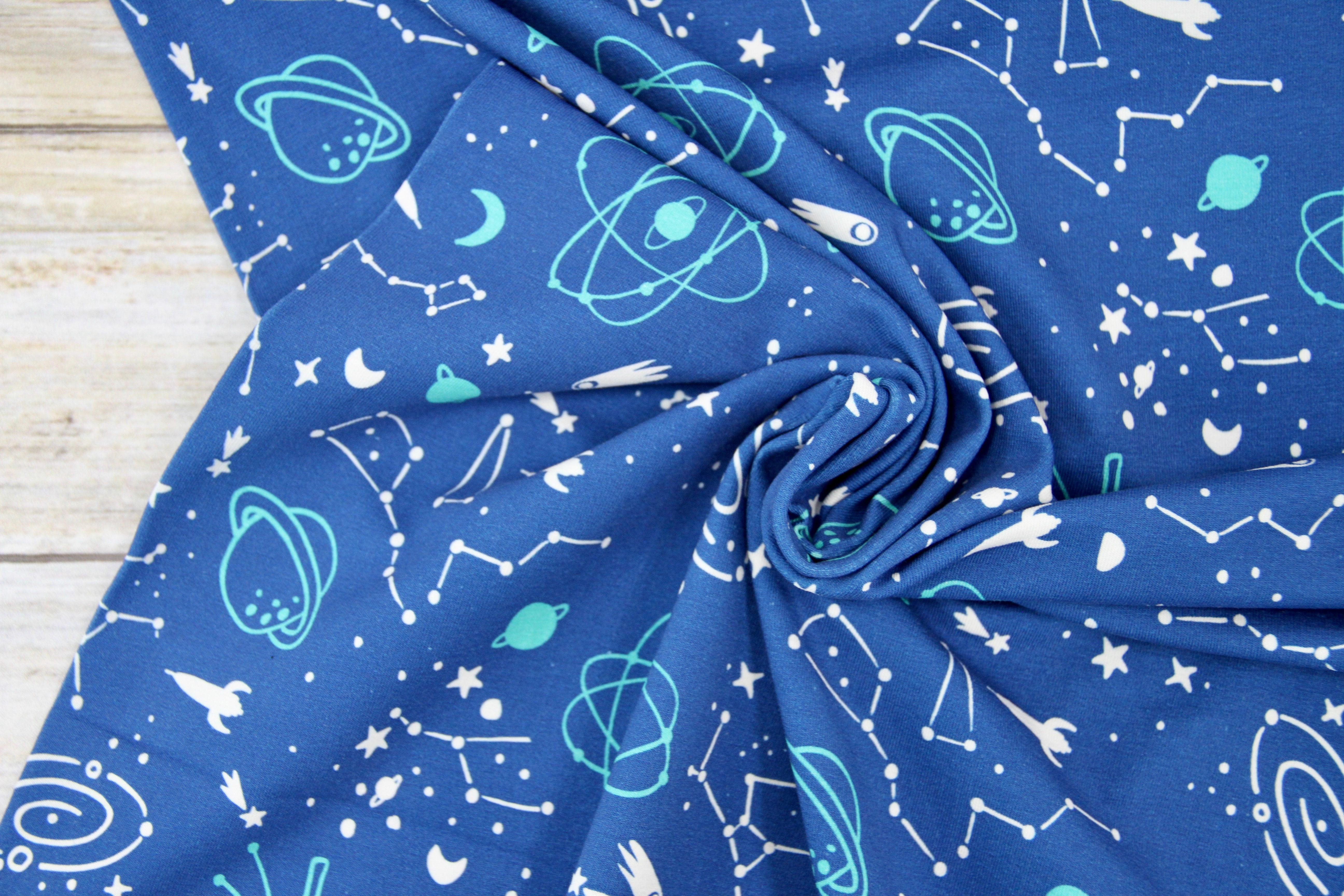 Cotton Jersey - Cosmos - 1/2 metre