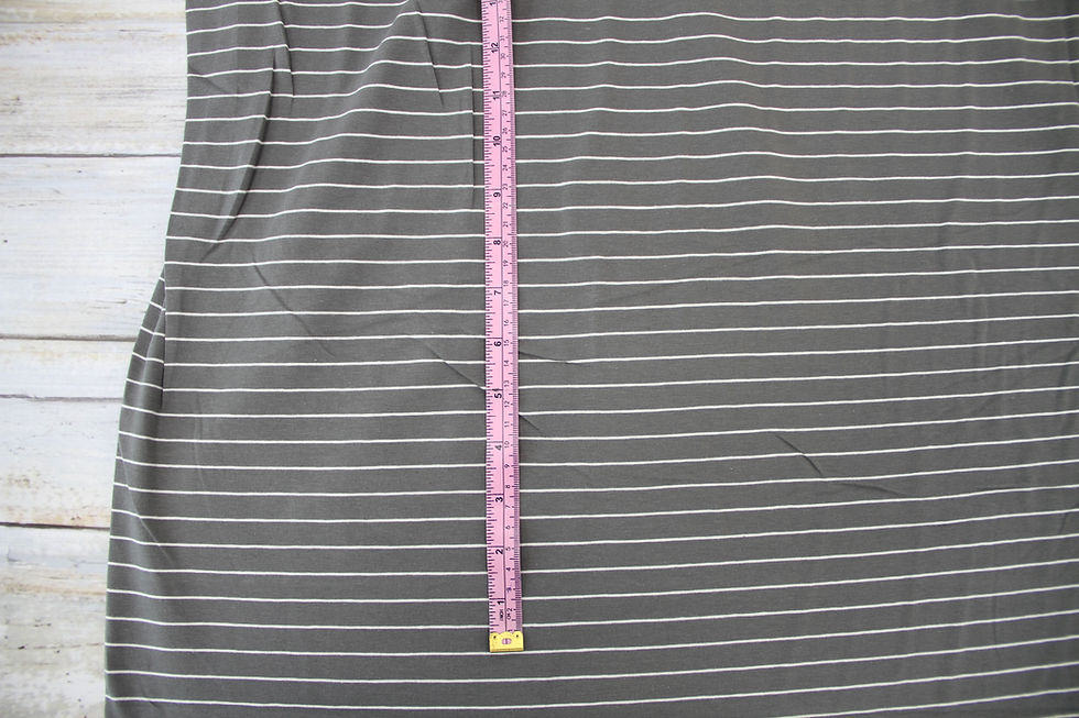 Thumbnail: Cotton Jersey - Art Gallery Fabric Striped Sleek Graphie - 1/2 metre