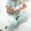 Thumbnail: Maternity and Nursing short Sleeve Pyjama Set in Black Bamboo