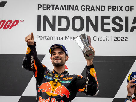 Miguel Oliveira Petik Kemenangan Sensasional di Balapan Basah IndonesianGP